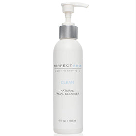 Perfect Skin by Christie Kidd cleanser bottle for daily cleansing and hydration.