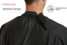 PERFEHAIR adjustable neck closure provides full front and back coverage.