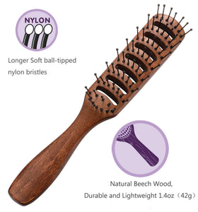PERFEHAIR ball-tipped bristles lift roots for volume