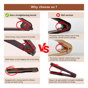 PERFEHAIR Ergonomic grip handle for comfortable styling sessions.