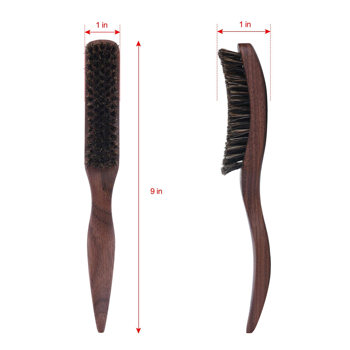 PERFEHAIR Ergonomic S-shaped handle for precise styling.