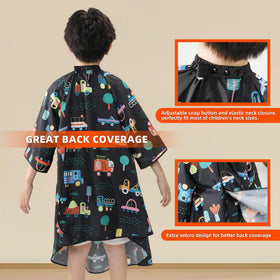 PERFEHAIR Cape uses anti-static fabric to reduce static cling during styling