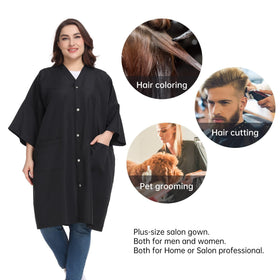 PERFEHAIR lightweight, breathable wrap ideal for salon services, makeup, or pet grooming.