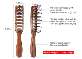 PERFEHAIR longer bristles boost root volume during styling
