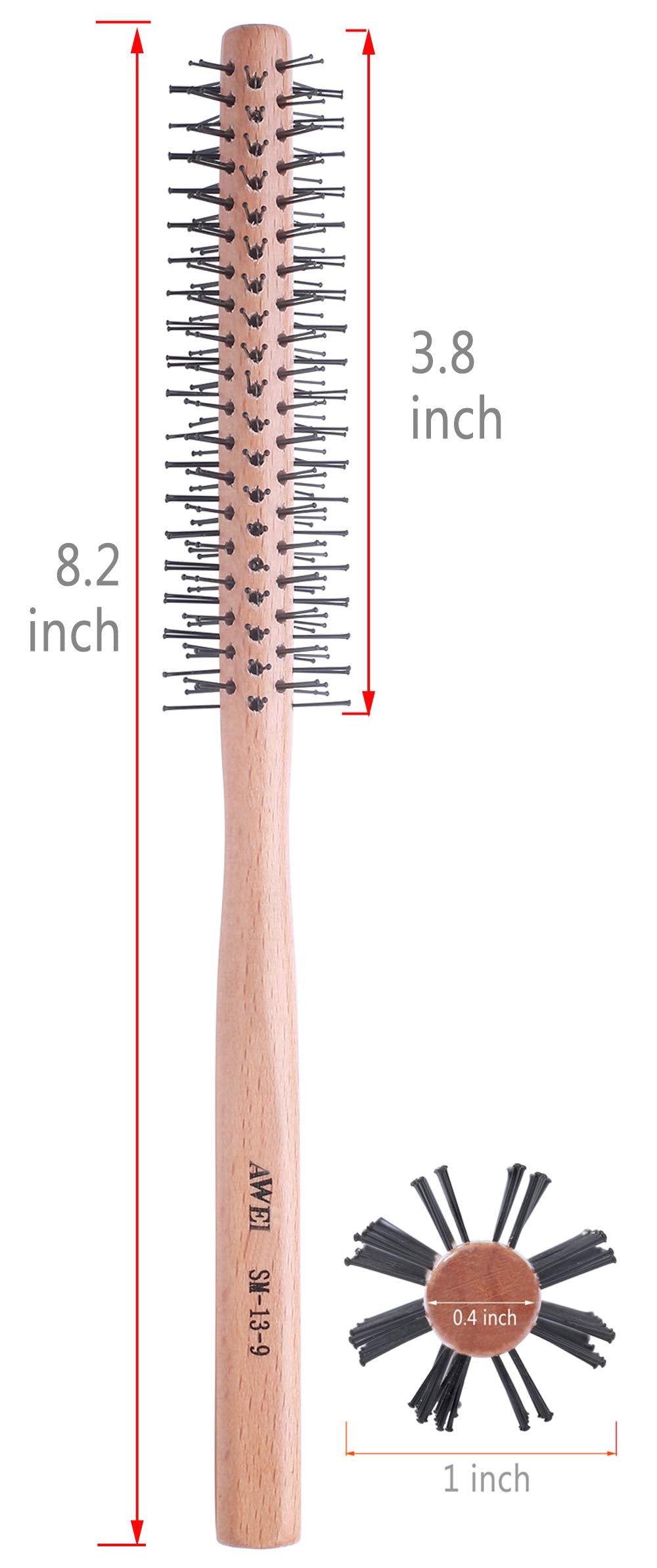 PERFEHAIR mini quiff roller for bangs defining texture while drying