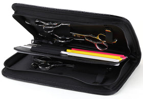 PERFEHAIR embossed dual-pocket pouch keeps tools protected on site.