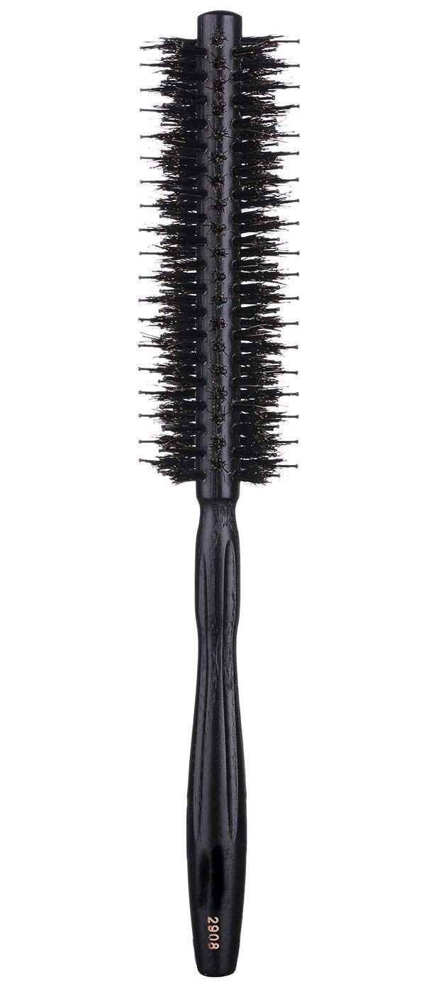 PERFEHAIR round brush with natural boar and nylon bristles for smooth blow-drying and shine.