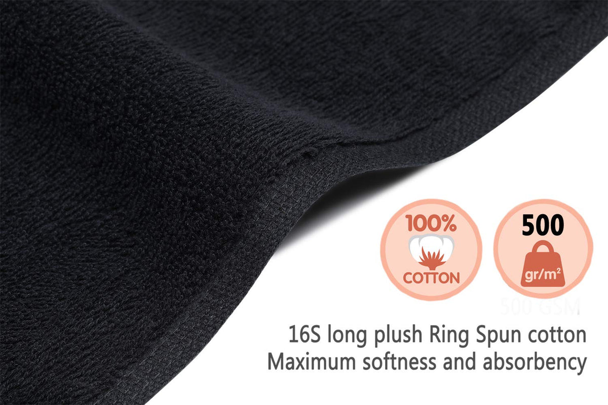 PERFEHAIR 100% cotton salon towel for quick drying in spa and barber settings.