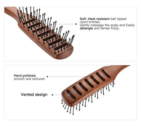 PERFEHAIR vent hole design distributes heat evenly for speed