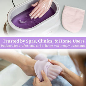 Residue-free peel after Performa lavender wax session
