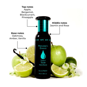 Perfumer's Choice No 9 Victor cap and spray for easy application