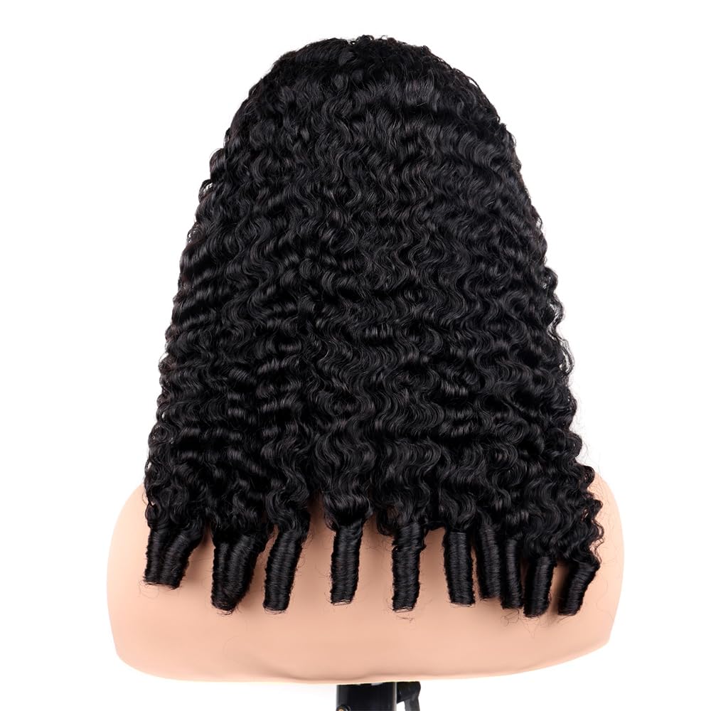 Spiral curly ends add realistic texture and movement
