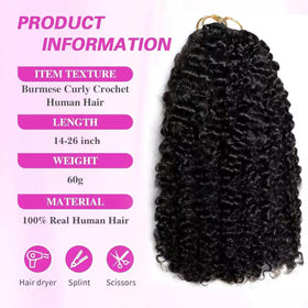 PERISMODA Feather Crochet Hair natural texture with soft touch for easy styling.
