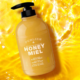 Finished result: Perlier Honey Miel leaves skin nourished and soft.