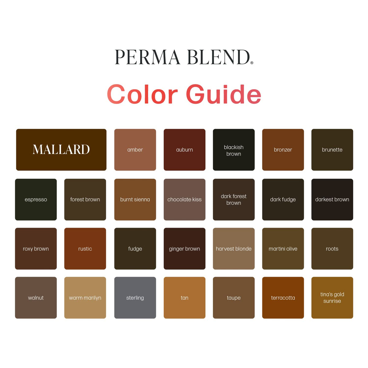 Perma Blend Cool Eyebrow Mini Set gamma-sterilized pigments ensure safety