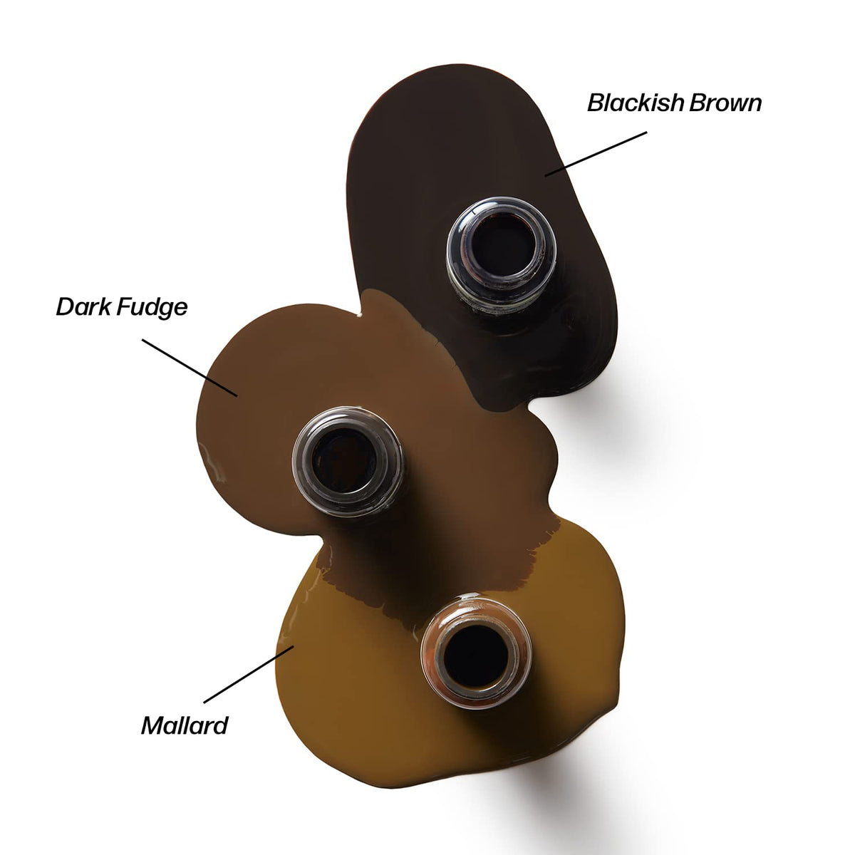 Perma Blend Cool Eyebrow Mini Set swatches help select cool-toned shades