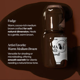 Perma Blend Fudge color swirl of cool brown shade