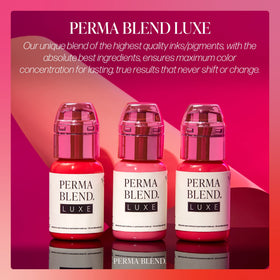 Perma Blend Luxe Orange Peel lip blush workflow in a studio setup