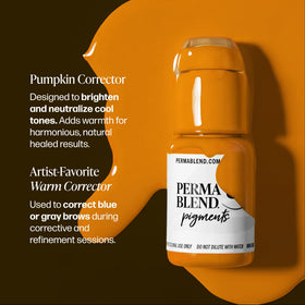 Perma Blend Pumpkin Modifier color-corrector swatch highlights blending-friendly warmth
