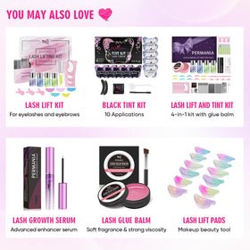 PERMANIA lash lift kit ready-to-use set for quick, salon-like results.