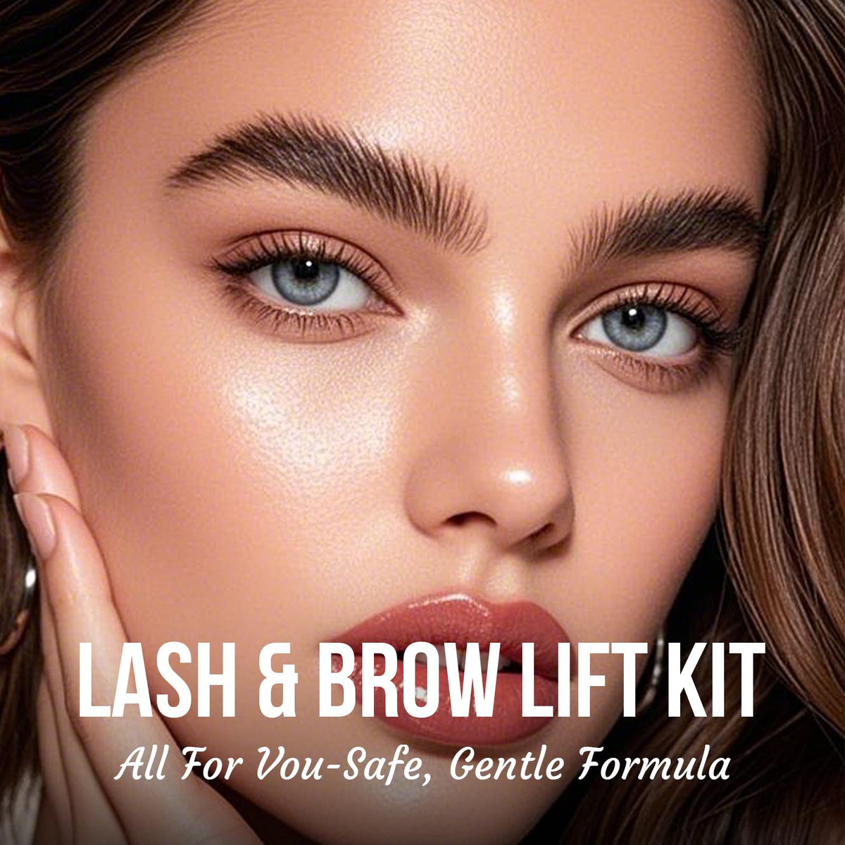 PERMANIA natural lash curl close-up showing lifted, fluttery appearance
