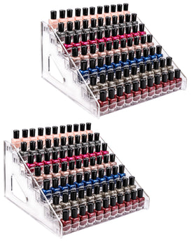 Pero Pero Nail Polish Organizer 7-tier top view showing organized polish display