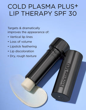 Perricone MD lip therapy swirl texture conveys smooth, balanced tint and nourishment.