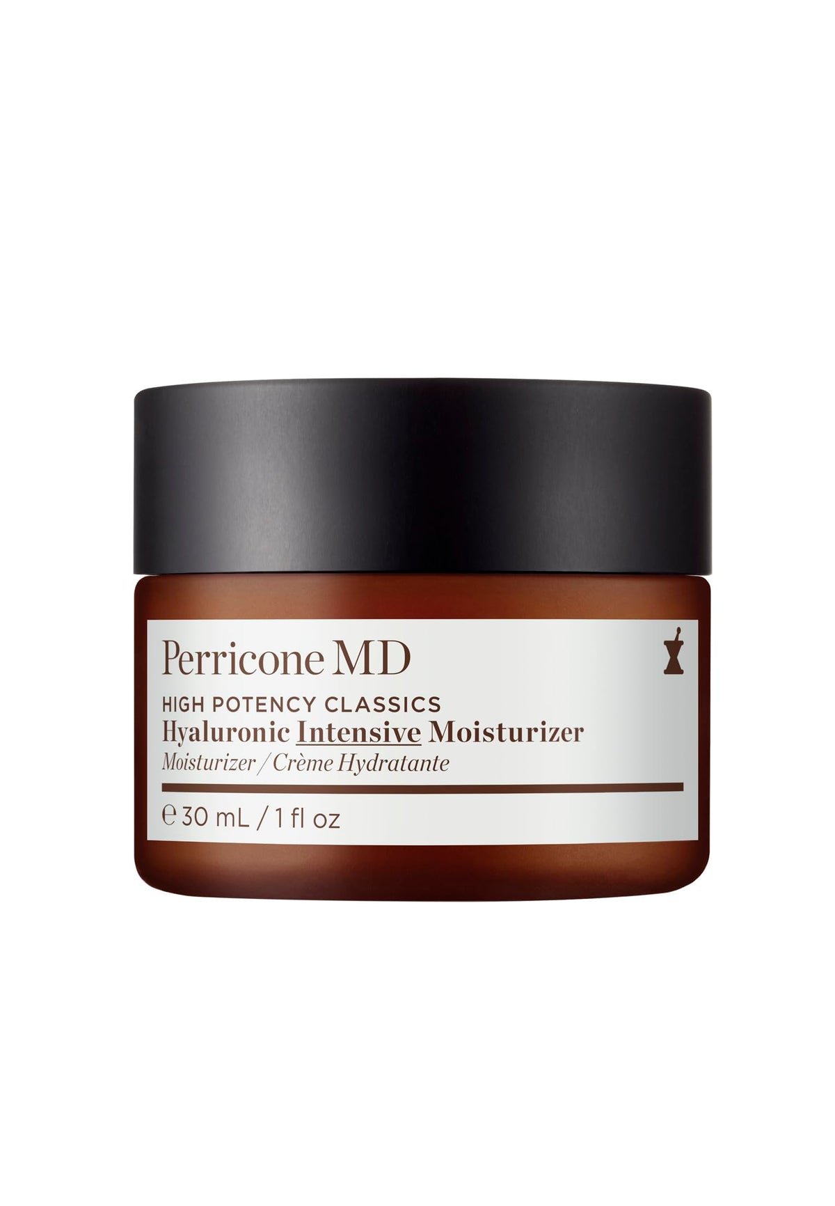 Perricone MD Hyaluronic Intensive Moisturizer jar top view for deep hydration