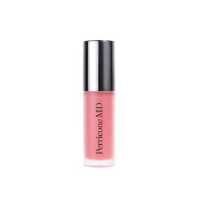 Perricone MD No Makeup Lip Oil bottle with pink grapefruit hydrates lips and adds natural shine.
