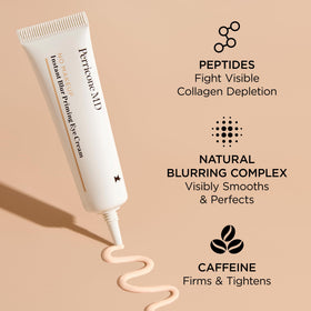 Perricone MD No Makeup Instant Blur Eye Cream eyelid swatch showing even texture