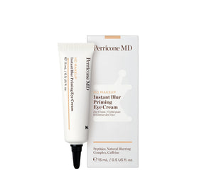 Perricone MD No Makeup Instant Blur Eye Cream swatch on skin brightening under-eye area
