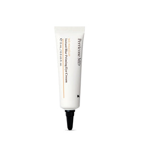 Perricone MD No Makeup Instant Blur Eye Cream tube close-up showing smooth texture