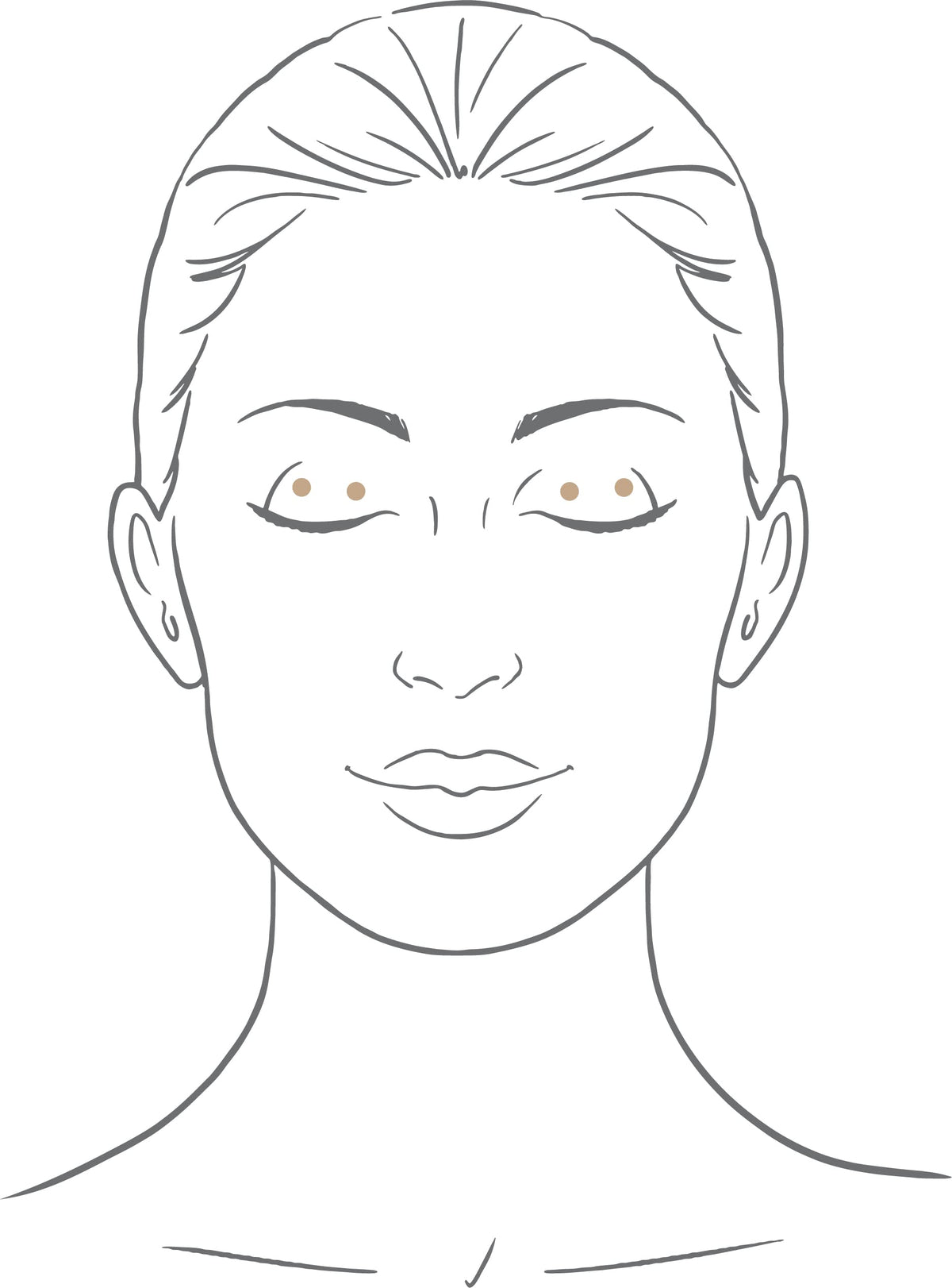 Perricone MD No Makeup Liquid Eyeshadow closeup on eyelids shows buildable, even coverage.