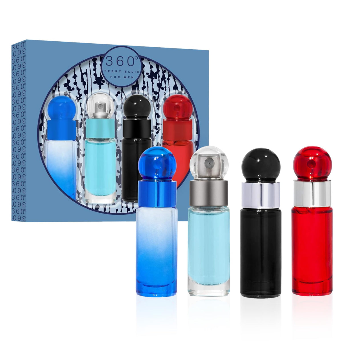 Perry Ellis 360° men's bottle pour for quick freshness on the go