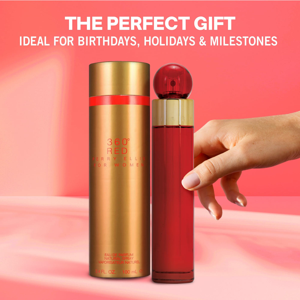 Perry Ellis 360 Red lifestyle shot for day to night wear.