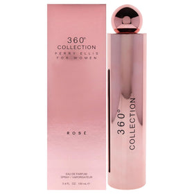 Perry Ellis 360 Rose bottle for daily wear fragrance.