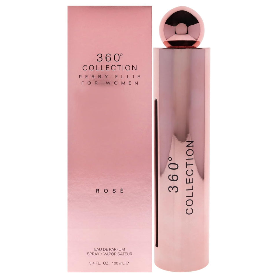 Perry Ellis 360 Rose bottle for daily wear fragrance.