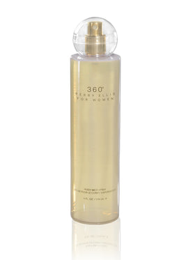 Perry Ellis 360 Women Body Mist bottle highlighting floral freshness for daily wear