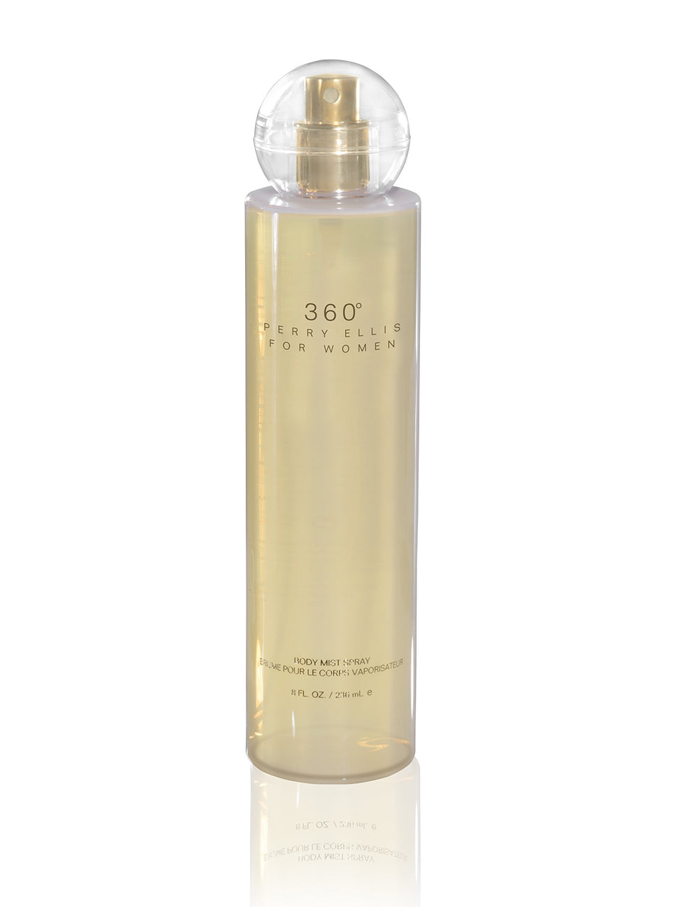 Perry Ellis 360 Women Body Mist bottle highlighting floral freshness for daily wear
