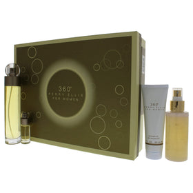 Perry Ellis 360 Women gift set box for complete fragrance routine.