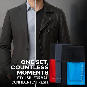 Perry Ellis Pure Blue mini bottle offers citrus aquatic notes for daytime.