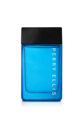 Perry Ellis Pure Blue packaging box presents a premium gift-ready look.