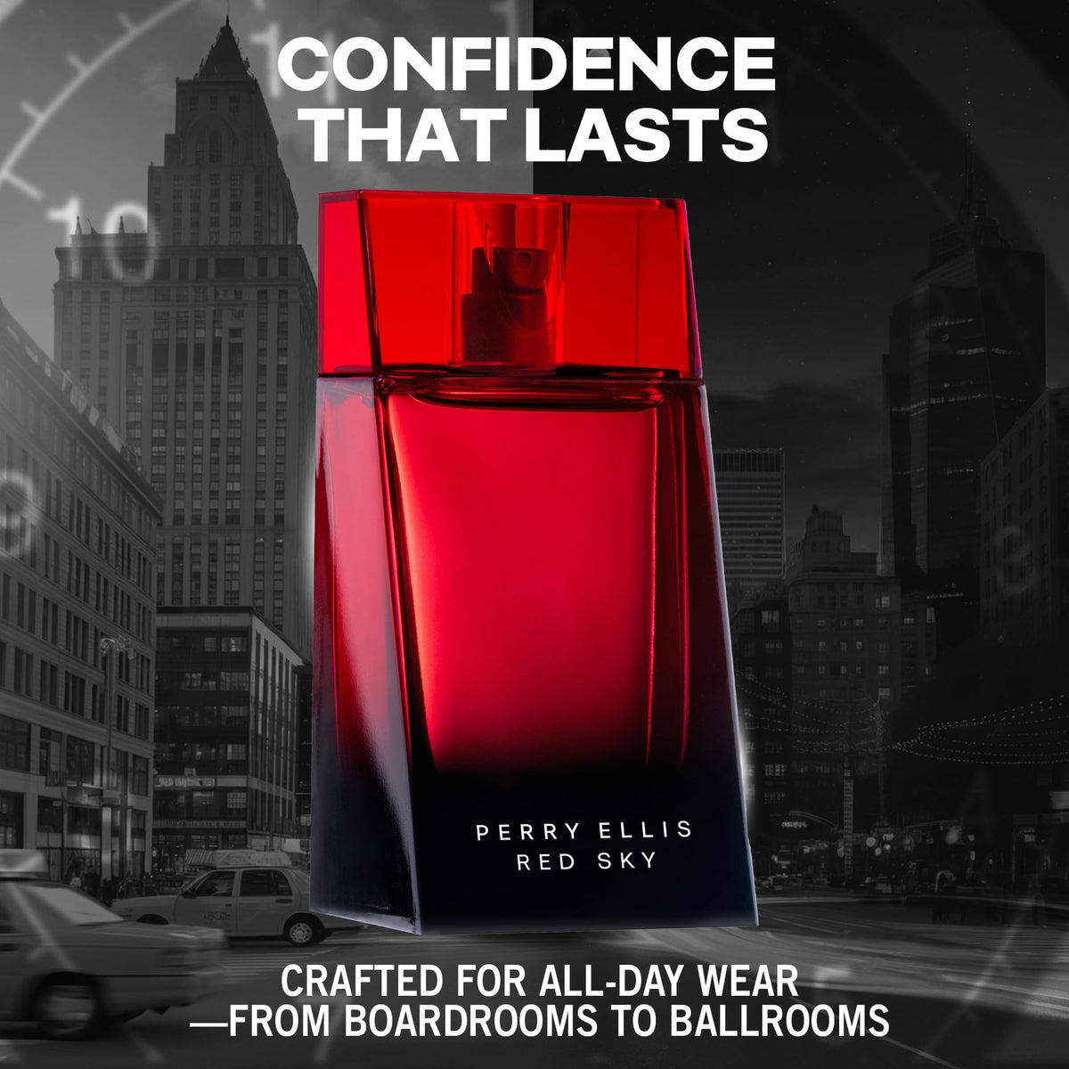 Perry Ellis Red Sky packaging box, premium presentation for gifting