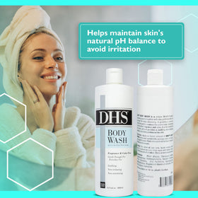 Person & Covey DHS Body Wash with family use safe for adults and children.