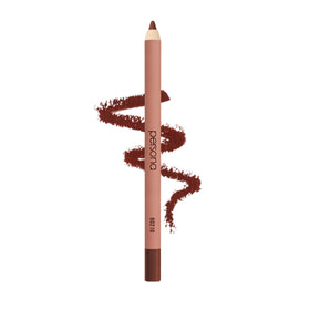 PERSONA 90210 lip liner pencil application shows precise, creamy contour for defined lips