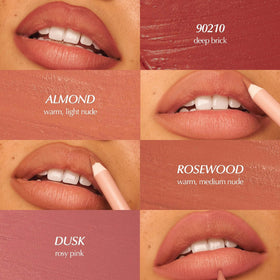Vegan cruelty-free seal for PERSONA Americano Lip Liner Pencil and ethics.