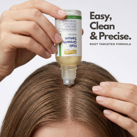 Persona Beauty application at root focuses on thinning areas like edges crown and parts.
