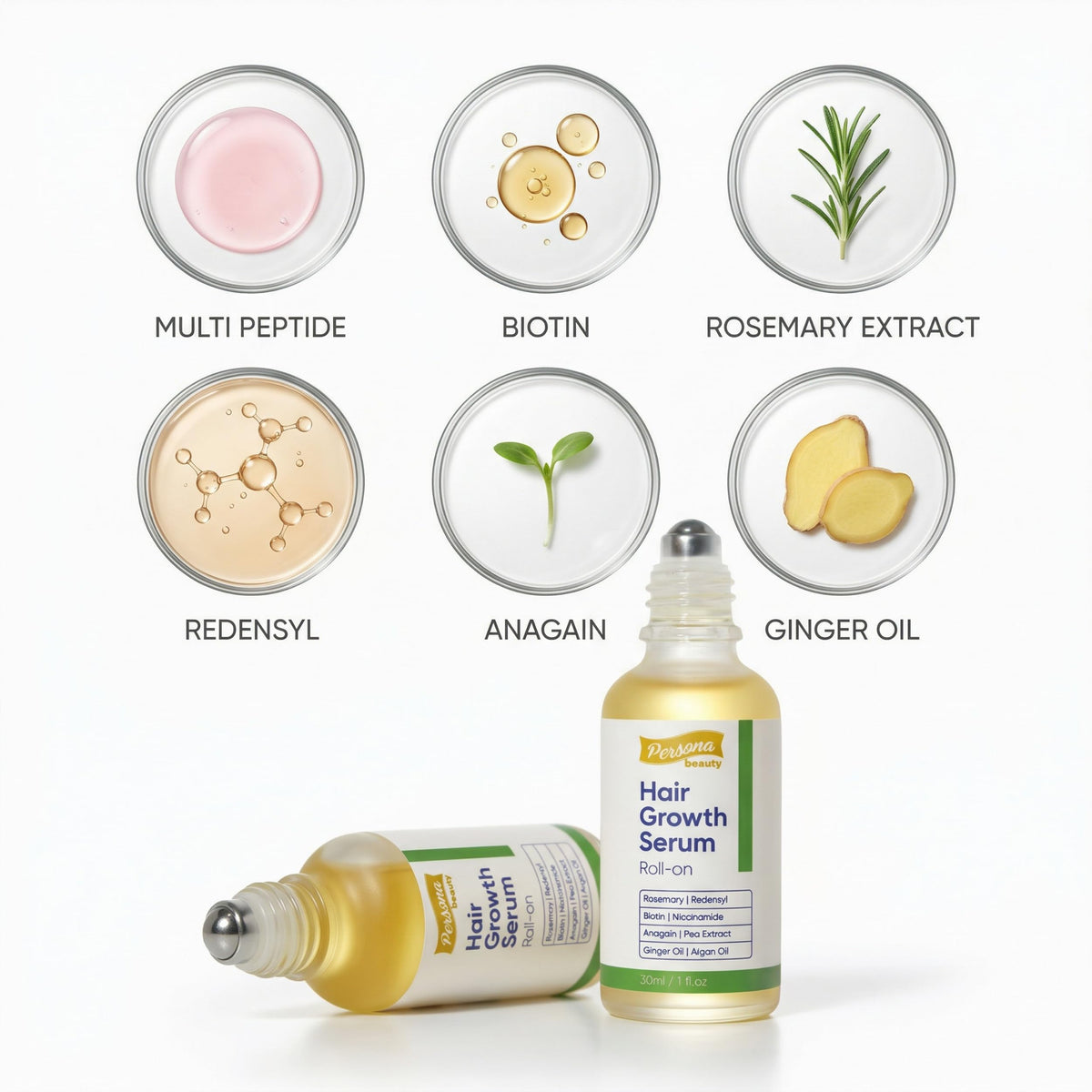 Persona Beauty scalp-first formula feels light with a non-greasy finish on the scalp.