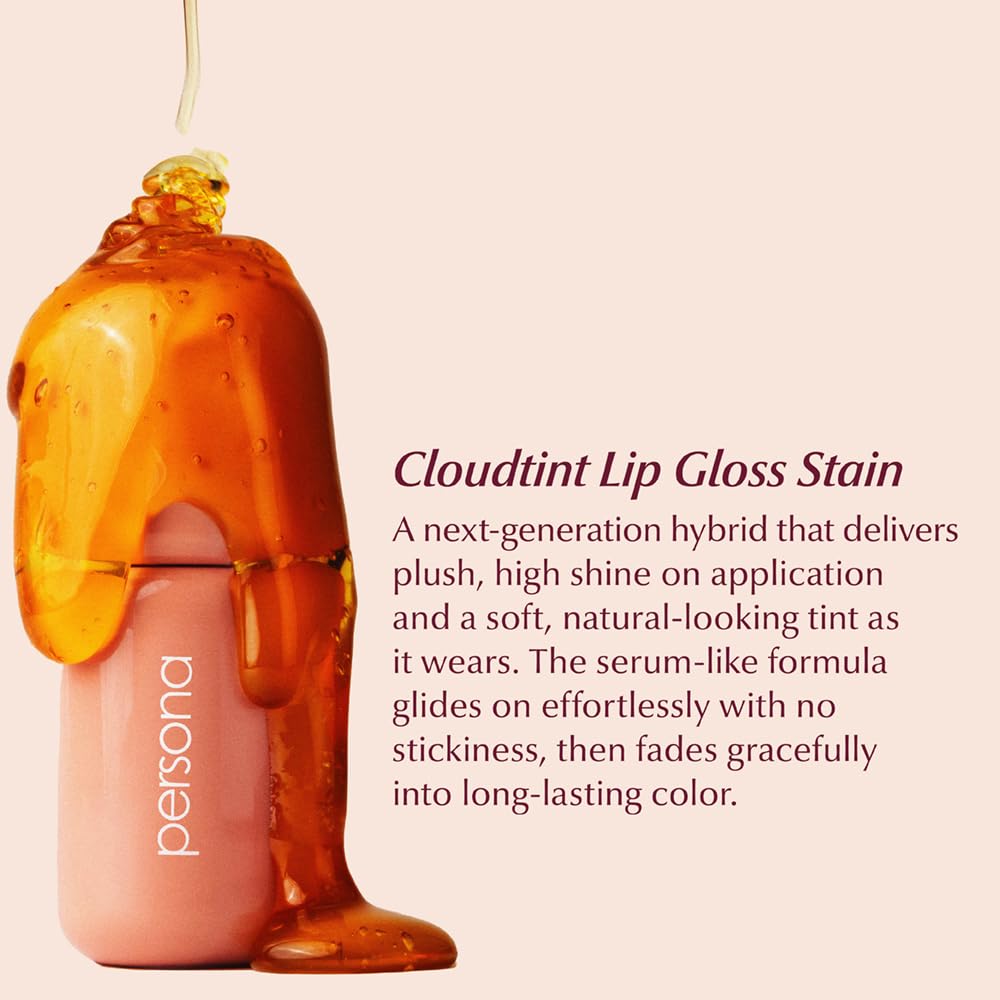 Persona Cider Cloudtint wet shine creates a natural look.