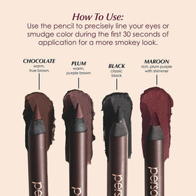 Persona Cosmetics Plum shade swatch for depth and nuance